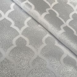 Tecido-Jacquard-Lurex-Branco-e-Prata-Geometrico