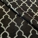 Tecido-Jacquard-Lurex-Preto-e-Prata-Geometrico---280m-de-Largura