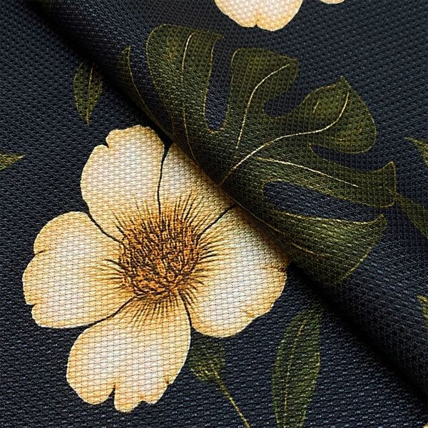 tecido-oslo-estampado-floral-amarelo-fundo-marinho