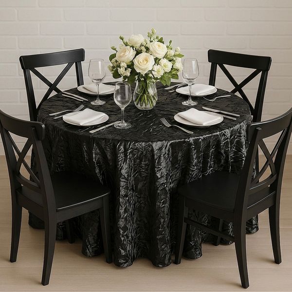 toalha-buffet-cetim-amassado-preto