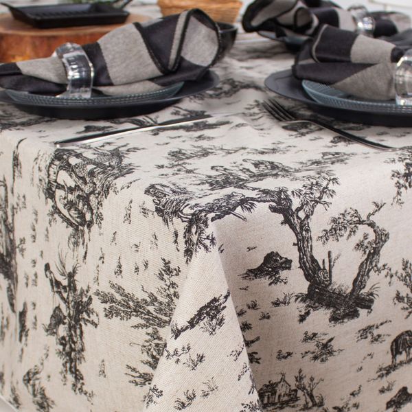toalha-retangular-tecido-linho-estampado-toile-de-jouy-preto--2-