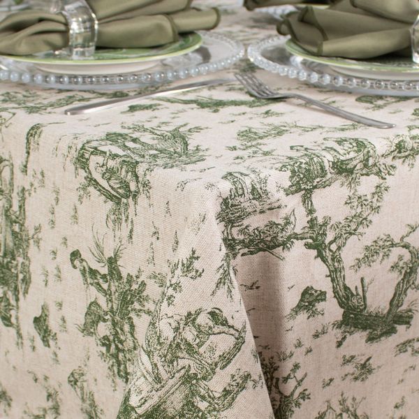 toalha-retangular-tecido-linho-estampado-toile-de-jouy-verde