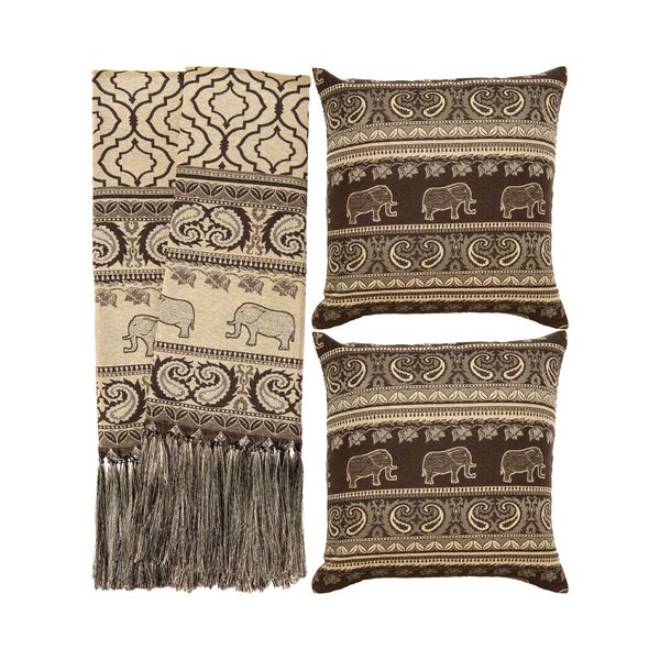 kit-manta-e-capa-de-almofada-indiano-marrom-bege